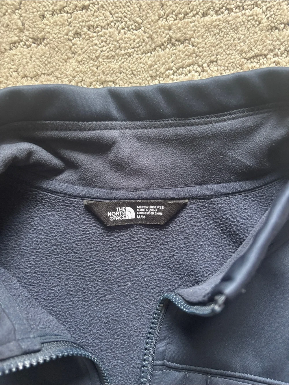 The North Face Men’s Two-Tone Navy Softshell Jacket